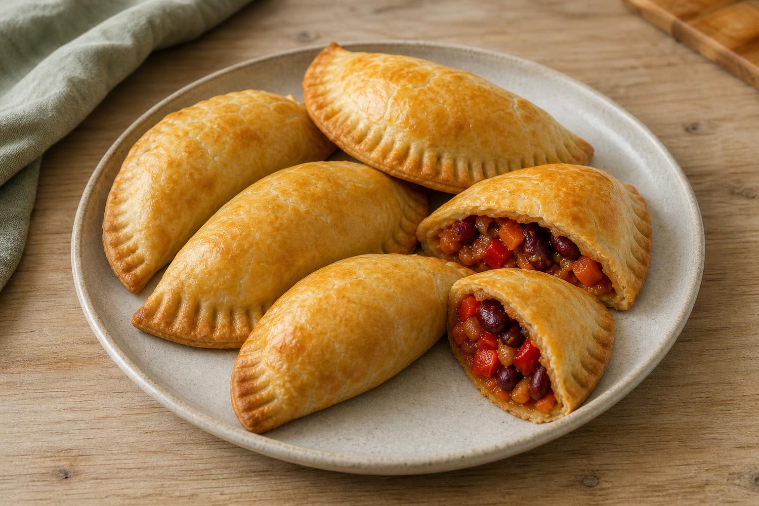 Gemüse-Empanadas aus dem Ofen
