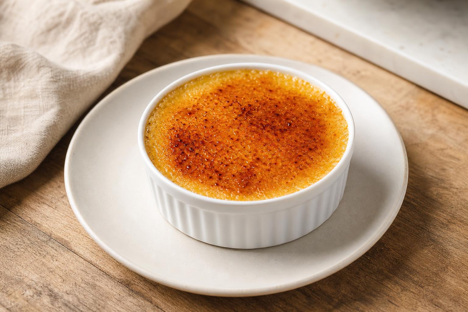 Crème brûlée mit Vanille
